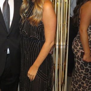 Black Sequin Formal Dress, size Small